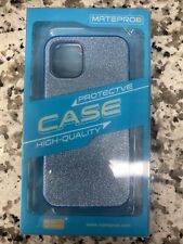 MATEPROX Gradient Blue IPHONE 12 Shiny Glitter Bling Phone Case 5.4" NEW
