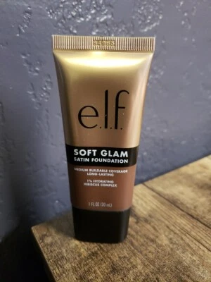 Elf Soft Glam Satin Foundation 60 Rich Cool Medium Buildable Coverage 1 fl.oz. - Image 1 of 2