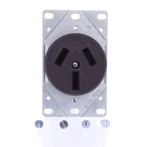 Eaton 32B Range Outlet 50A Receptacle Stove Oven NEMA 10-50R 125/250V Bag - Picture 1 of 7