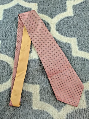 Галстук Tommy Hillfiger розовый и синий в горошек - Изображение 1 из 4