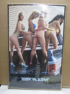 Haulin @ss Silvermoon C10 Single Cab Chevy Truck Girls Hot Girl Poster 22773 - Bild 1 von 5