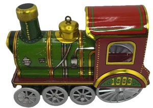 Hallmark 1983 treno locomotiva in latta # 2 serie ornamento natalizio - Foto 1 di 8