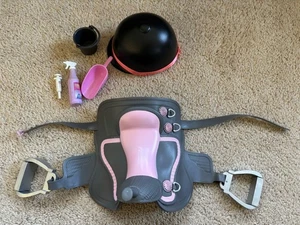 Our Generation 18" Doll Horse Accessories Lot Helmet Saddle accessories - Picture 1 of 14
