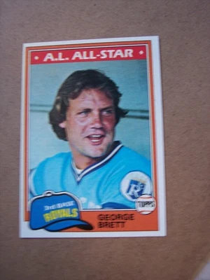 Tarjeta de béisbol 1981 Topps George Brett #700 EX-NM oc Foto 1 de 2