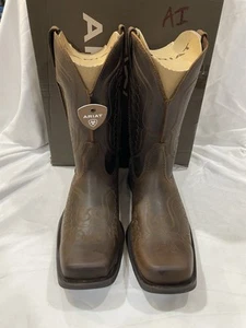 Stivali western ARIAT Rambler Phoenix da uomo taglia 13 D marrone invecchiato 10010944 - Foto 1 di 6