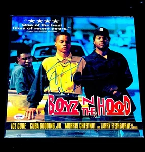 Ice Cube signed Boyz N the Hood Laserdisc NWA PSA COA - Picture 1 of 1