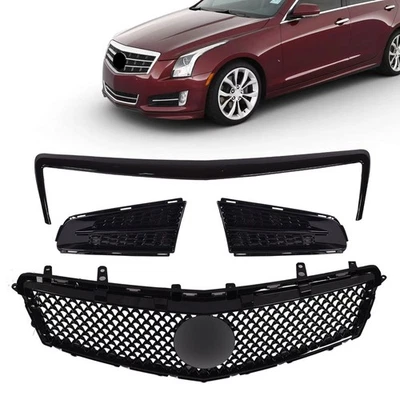 Fit 2013-2014 Cadillac ATSFront Grille/Front Trim Molding/Fog Lamp Cover W/Trim - Изображение 1 из 4