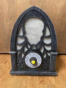 Gemmy HAUNTED RADIO Lights Sounds 12" Halloween Decoration - TESTED WORKS - Picture 1 of 12