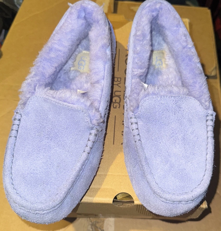 Zapatillas Ugg Talla 9 Ansley Azul Mocasines Sin Cordones Usadas Dos Veces Foto 1 de 4