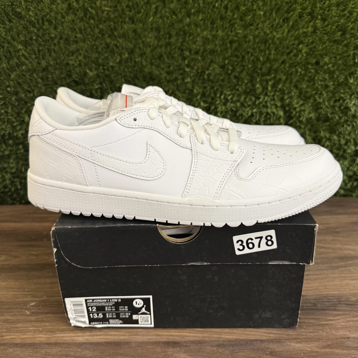 Jordan 1 Golf Low White Crocodile for Sale | Authenticity