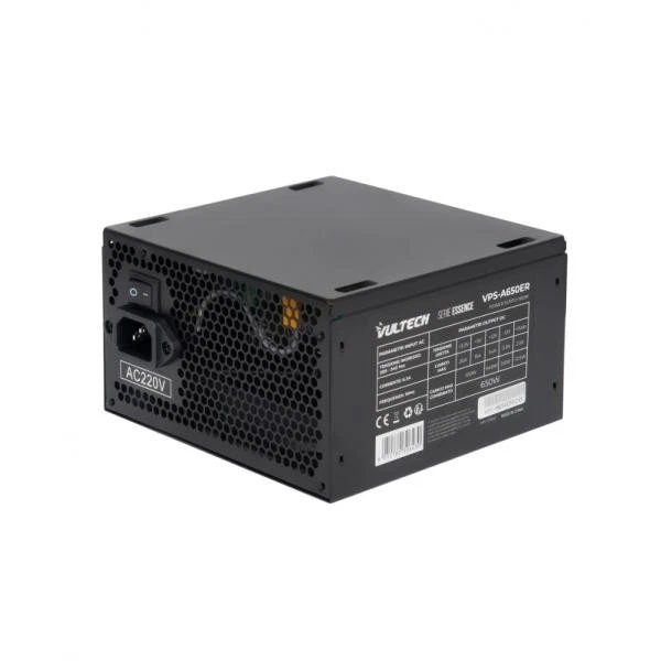 Vultech VPS-A650ER alimentatore per computer 650 W 24-pin ATX ATX Nero