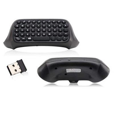 Wireless Mini Keyboard 2.4G Receiver and 3.5mm Jack for Xbox One Game Controller - Image 1 of 4