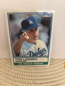 Tom Lasorda Topps 306 1983 - Imagen 1 de 2