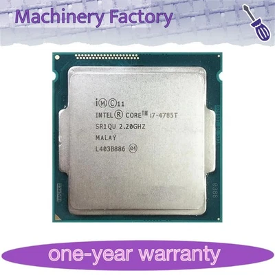 4th Gen Intel Core i7-4785T 2.20GHz (Turbo 3.20GHz) 4-Core 8M LGA-1150 CPU SR1QU - Image 1 of 2