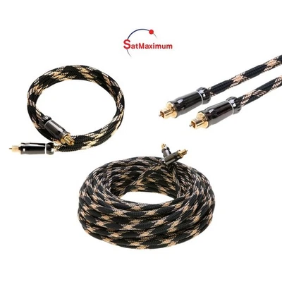 Premium Toslink Optical Audio Cable SPDIF Digital Fiber Optic Cord Multi-Pk Lot - Image 1 of 4