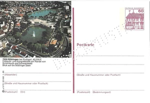 P 138 imagen postal patrón impreso 60 peniques B&S Böblingen p5/72 ** - Imagen 1 de 1