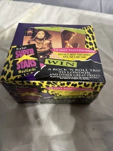 1991 PRO SET SUPER STARS MUSICARDS Series 1 Trading Cards Box - Madonna, Jackson - Bild 1 von 8