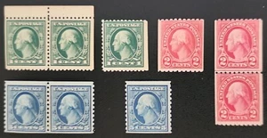 US Stamps 1912-1923 George Washington - 1,2,3 Cent Coil - M.N.H - Picture 1 of 4