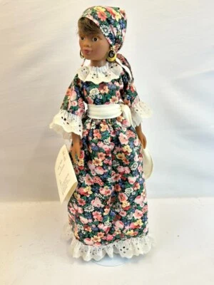 Gambina Doll Virginia Creole Caribbean Women Louisiana Handmade New Orleans Pics - Image 1 of 4