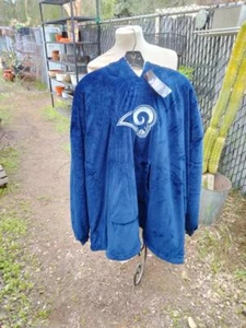 NFL Los Angeles Rams Reversible Big Logo Hoodeez Fleece NOSWT - Picture 1 of 7