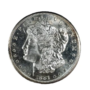 1881-S PL - Proof Like Morgan Dollar  GEM BU/UNC  90% Silver U.S Coin #1744 - Picture 1 of 13
