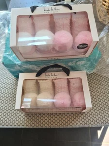 4 paia di stivaletti calzini bambino nuovi in scatola Nicole Miller New York - Foto 1 di 6