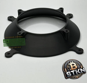 2er-Pack 80 mm auf 120 mm Lüfteradapter Durchflusswandler PC Mod Custom Panel Schlauchmontage - Bild 1 von 3