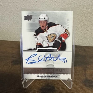 UD Premier Brandon Montour Rookie Auto 2016-17/399 #57 Anaheim Ducks HS - Imagen 1 de 2
