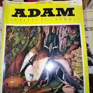 Adam la revue de l'homme septembre 1956 HOF chasse sologne max corrre bejot - Picture 1 of 1
