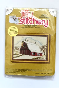 Jiffy Stitchery WINTER BARN Crewel Embroidery Kit #783 New in Package Jennings - Picture 1 of 3