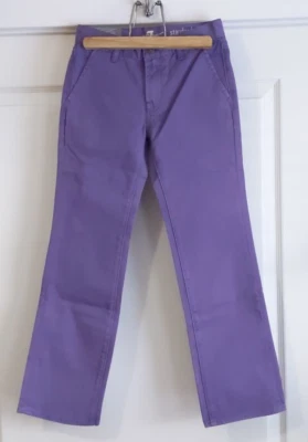 7 For All Mankind Standard Classic Straight Leg Boys Sz 8 Purple Denim Jeans NWT - Image 1 of 4