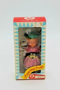 Vinatge Dancing Doll Sweetheart Dirndl Wind Up Toy Boxed Mint Unused 1960s - Picture 1 of 12