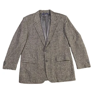 Brooks Brothers Camel Hair Houndstooth Sport Coat Blazer Size See Description - Picture 1 of 10