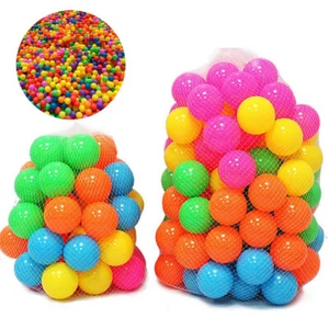 100PCS Ball Pit Balls Soft Plastic Ocean Balls Pool Tent Summer Water Bath Toys - Picture 1 of 4