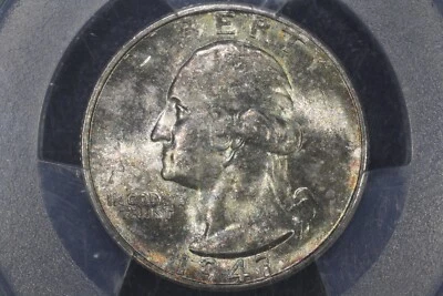 1947-S Washington Quarter, Gem Toned Unc., PCGS MS-65 - Image 1 of 3