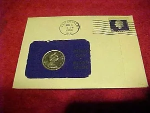 1966 #5 99 COMPANY FIRST DAY FIRST ISSUED CANADIAN SILVER 25 CT. QUEEN ELIZABETH - Picture 1 of 4