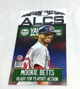 2018 ALCS Championship Series Yawkey Way Report Red Sox Program Magazine Betts - Picture 1 of 1
