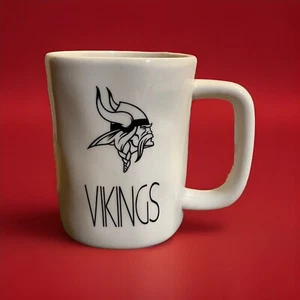 Minnesota Vikings Black and White Logo The Memory Company 16 oz. Mug New NFL - Picture 1 of 6