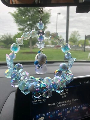 Authentic POP MART SKULLPANDA Riding Koi Fish RearMirror view Charm Gift For Her - Image 1 of 4