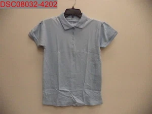 QTY=2 Galaxy by Harvic Girls Lt Blue Uniform Polo Shirt 14 786935002998 - Picture 1 of 9