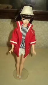 BARBIE DARK BROWN HAIR RESORT SET OUTFIT PLUS BRACELET VINTAGE REPRODUCTION - Picture 1 of 5