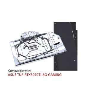 Scatola aperta: blocco acqua GPU Bykski per ASUS TUF RTX 3070Ti 8G GIOCO - Foto 1 di 15