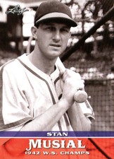 2015 Leaf Heroes of Baseball Musial Milestone #MM01 Stan Musial