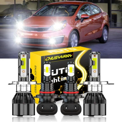 Kit combinado de bombilla antiniebla de haz alto y bajo LED Fit Toyota Hilux 2004-2019 Foto 1 de 4