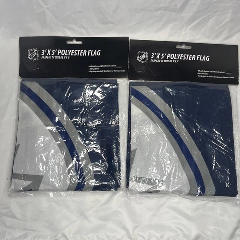 (2) NHL 3’x5’ Polyester Flag Vancouver Canucks Cover