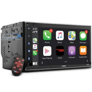 Unidad de cabeza de pantalla táctil DS18 DDX7CP Double Din Mechless con Bluetooth y reproducción de coche - Imagen 1 de 6