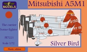 1/72 WW2 Fighter :  Mitsubishi A5M1 Claude "Silver" [IJN] #PE7221 : LF MODELS - Picture 1 of 2
