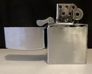 Vintage Rare Unique Silver Toned Extra Large Lighter 16 Hole Japan 6.25” Tall - Picture 1 of 15