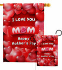 Love You Mom Garden Flag Mother's Day Family Decorative Gift Yard House Banner