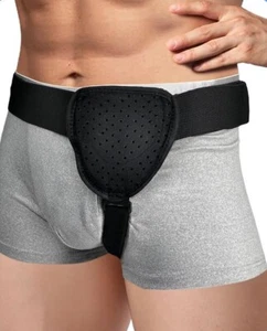 Hernia Support Belt Unisex w/ Removable Pad Unilateral Inguinal Hernias sz Large - Picture 1 of 7